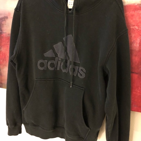 adidas mens black sweatshirt